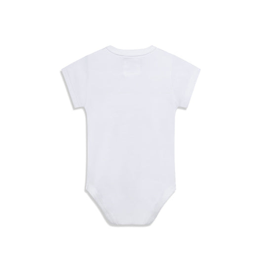 Shortsleeve Sidesnap White Bodysuit