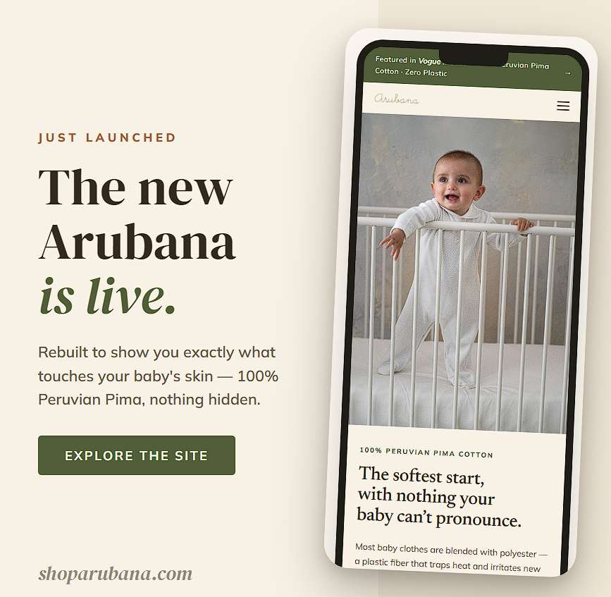 We Rebuilt Everything. Come See What Touches Your Baby's Skin.