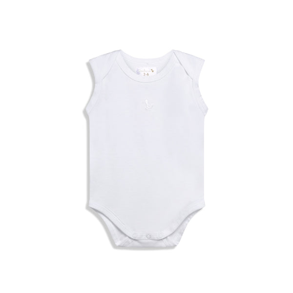 sleeveless baby bodysuit