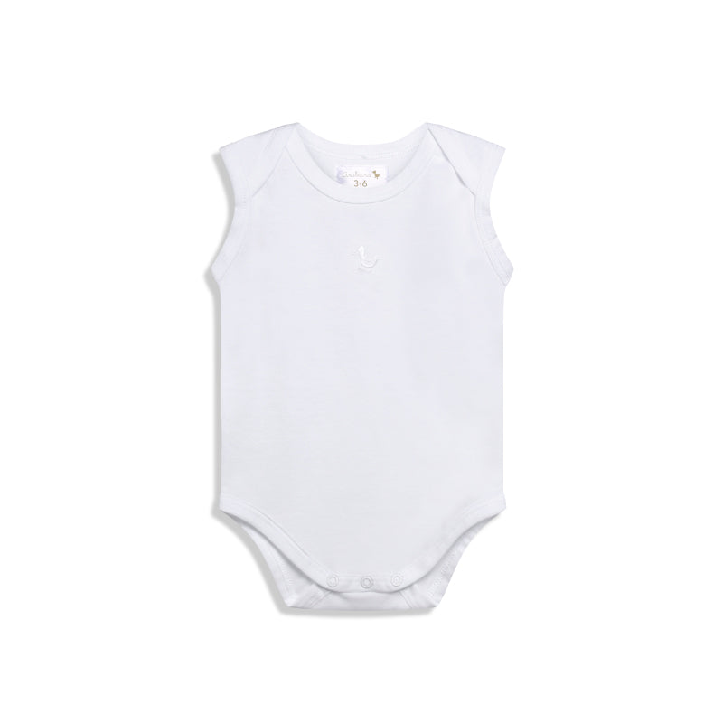sleeveless baby bodysuit