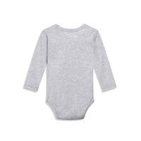 Classic Long-sleeved Gray Bodysuit